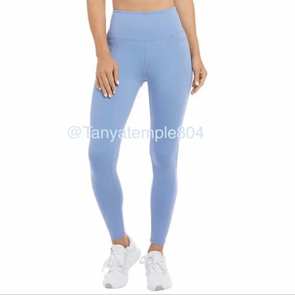 Danskin Ladies' Lightweight 7/8 Legging New Large Blue